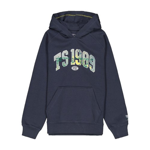 Sweat a capuche en molleton bleu marine Teddy Smith La Redoute