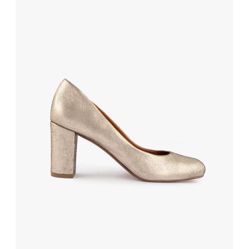 Escarpin cuir metallise laurine Maison Toufet La Redoute