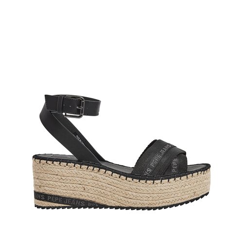 Sandales compensees witney cross noir Pepe Jeans La Redoute