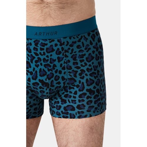 Boxer Homme Imprimé Peau De Léopard - 95% Polyester, 5% élasthanne - Taille S à XXL - Respirant, Séchage Rapide - Pour Sport, Quotidien, Détente