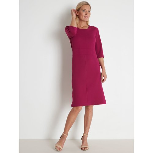Robe trapeze en maille framboise Daxon La Redoute