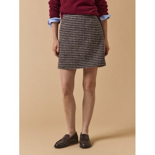 Jupe Crayon à Carreaux Attyre New York - Taille 6P (Petites) - Noire - Neuve Avec étiquette