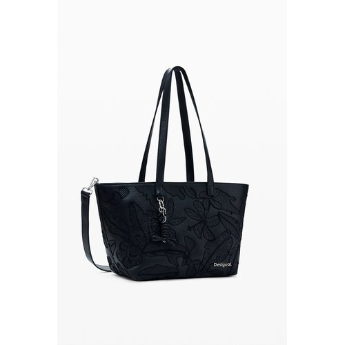 Sac cabas a reliefs noir Desigual La Redoute