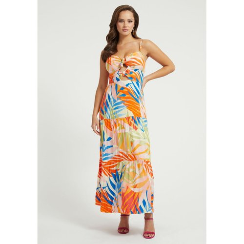 Guess robe longue imprime tropical fantaisie multicolore Guess La Redoute