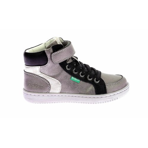 Baskets hautes lolastic argente noir Kickers La Redoute