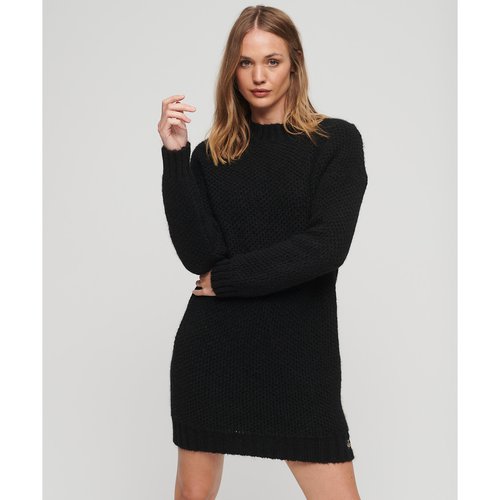 Mini jumper dress with long sleeves black Superdry La Redoute