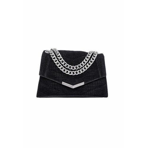 Sac a main bandouliere the 1 m Ikks noir La Redoute