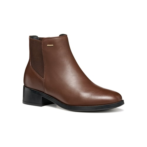 Bottines Geox Marron Daim - Pointure 37 - Occasion Très Bon état - Semelle Gel