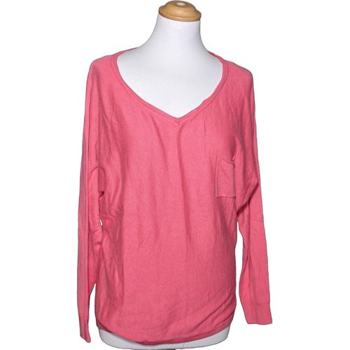 Pull tres bon etat rose Etam La Redoute