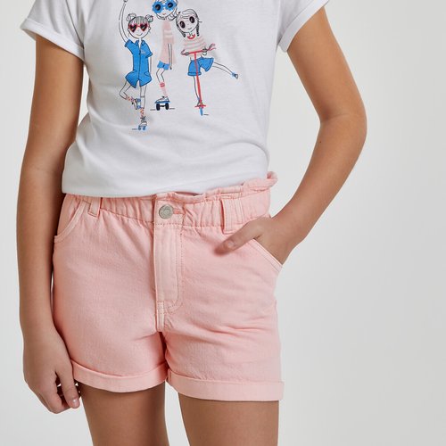 Cotton Paperbag Shorts