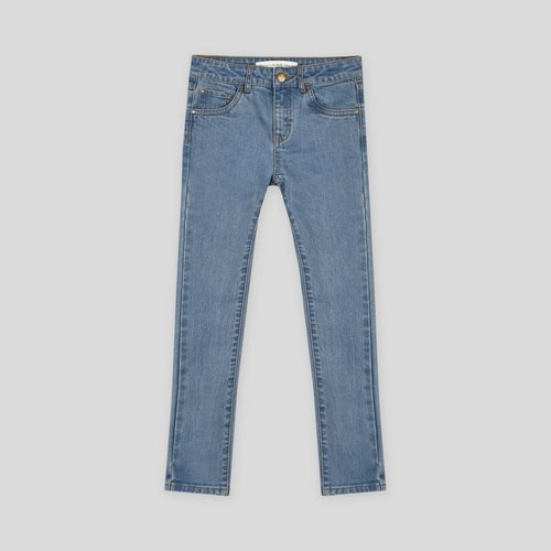 Pantalon en jean slim contenant du coton bio stone denim Monoprix Kids La Redoute