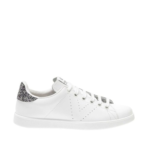 Baskets deportivo piel Victoria blanc La Redoute