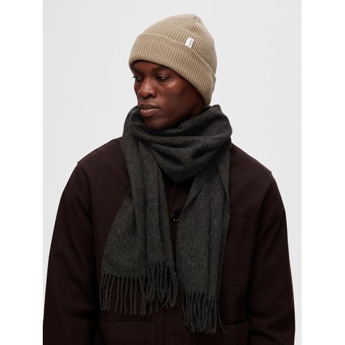 Bonnet en maille Selected Homme La Redoute
