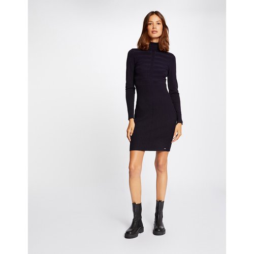 Fine knit jumper dress with high neck Morgan La Redoute