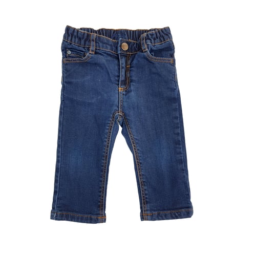 Salopette Jean Bleu Jacadi Taille 12 Mois - Excellent état - Occasion