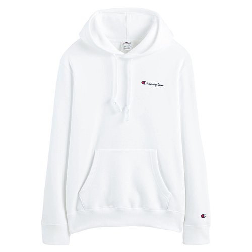 Champion hoodie with small logo hotsell