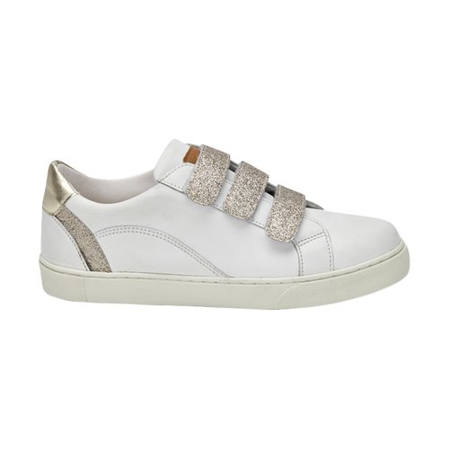 Basket cuir par m.belarbi soory blanc or Les Tropeziennes Par M Belarbi La Redoute