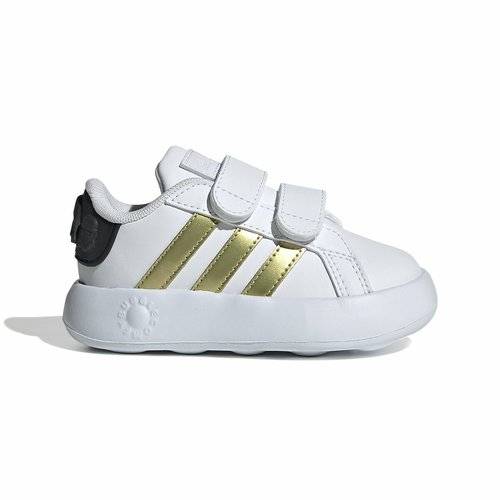 Kids gold adidas sales