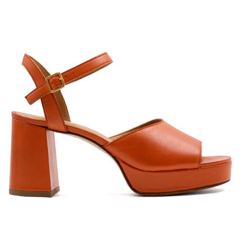 Sandales plateforme cuir lisse Jules Jenn La Redoute