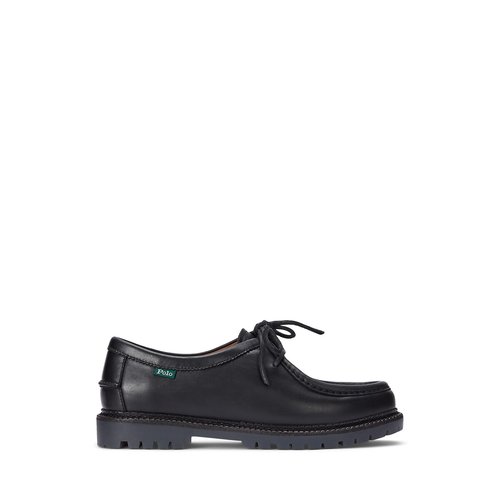 Apron classic leather brogues black Polo Ralph Lauren La Redoute