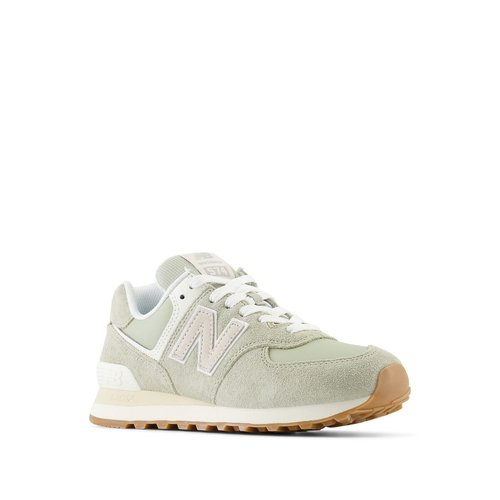 Wl574 suede trainers grey New Balance La Redoute