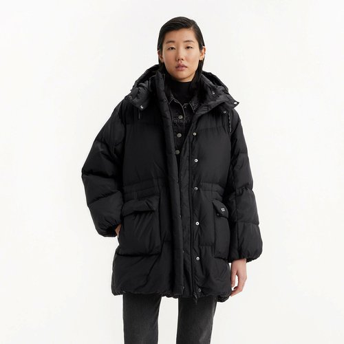 Doudoune mi longue capuche new arrivals