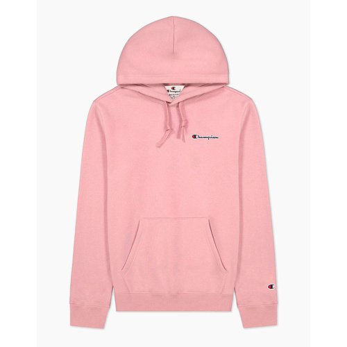 Small embroidered logo hoodie in cotton mix light purple Champion La Redoute