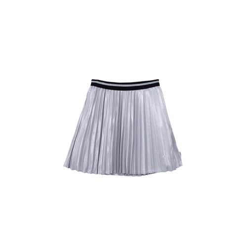 Jupe IKKS Grise Style Skater - Taille 38, Longueur Genou, Coton, Occasion Très Bon état