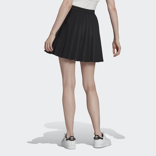 Gonna corta plissettata adicolor nero Adidas Originals La Redoute
