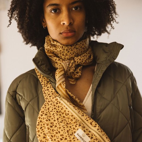 Leo large printed scarf, leopard print, Gabrielle Paris | La Redoute