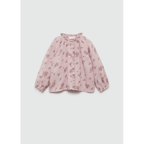 Blouse en imprime floral violet clair pastel Mango Baby La Redoute