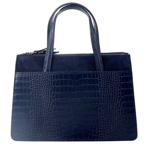Sac a mains bleu marine store