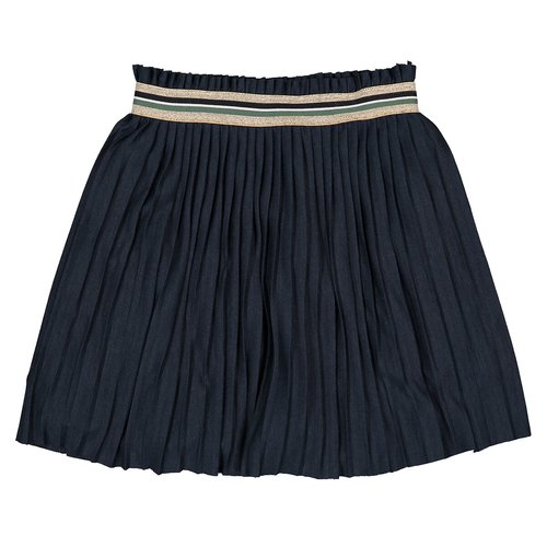 Jupe courte plissée bleu marine best sale