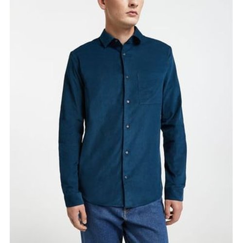 Chemise droite hlour coton velours coloris unique Galeries Lafayette La Redoute