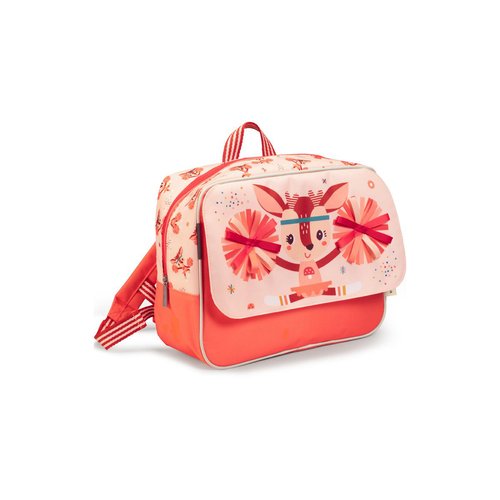 Cartable maternelle wonder stella rouge orange rose ecru Lilliputiens La Redoute