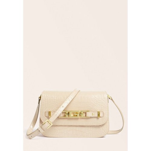 Guess sac bandouliere cristina cuir beige Guess La Redoute