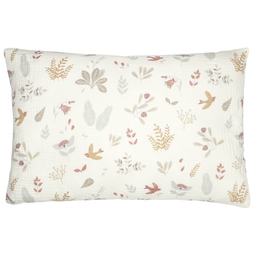 Sevira Kids - Taie D'Oreiller En Gaze De Coton Jeanne - Fabriqué En France - Personnalisable