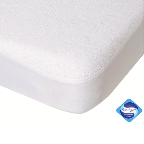 Drap-Housse Imperméable Lit Cododo 🤱 | Blanc 50x85cm | Coton Jersey + Alèse Intégrée | Anti-Acarien & Respirant
