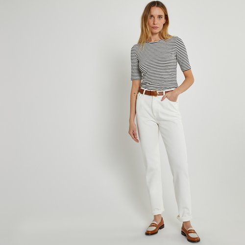 Jean regular droit taille haute La Redoute Collections La Redoute