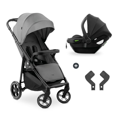 Poussette duo shop n care travel set grey Hauck La Redoute