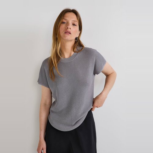 Pull sans manches metallise Monoprix La Redoute
