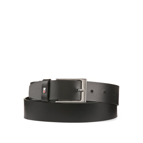 Layton leather belt black Tommy Hilfiger La Redoute