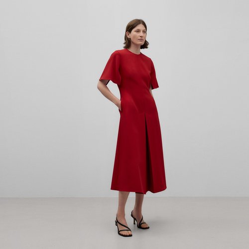 Robe rouge la redoute top