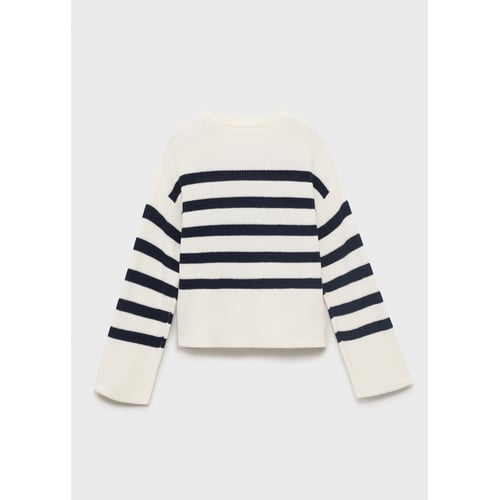 Pull-shirt Fille Mango Taille 11-12 Ans - Coton Blanc, Motif Burlington Vermont, Occasion Très Bon état