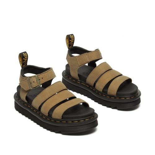 Blaire tumbled nubuck sandals camel Dr. Martens La Redoute