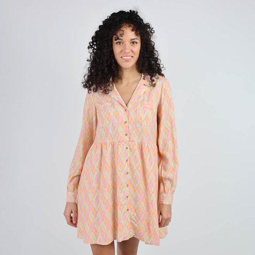 Robe imprimee col hawaien davia orange Oxbow La Redoute