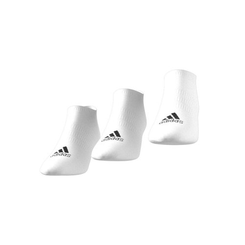 Pack of 3 pairs of thin invisible socks in cotton mix white Adidas Performance La Redoute