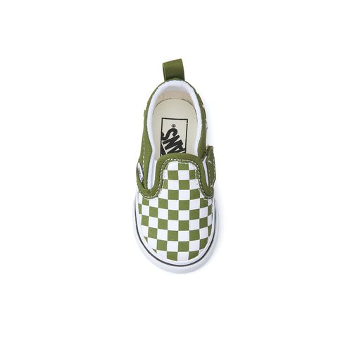 Vans slip on green checkerboard 2025