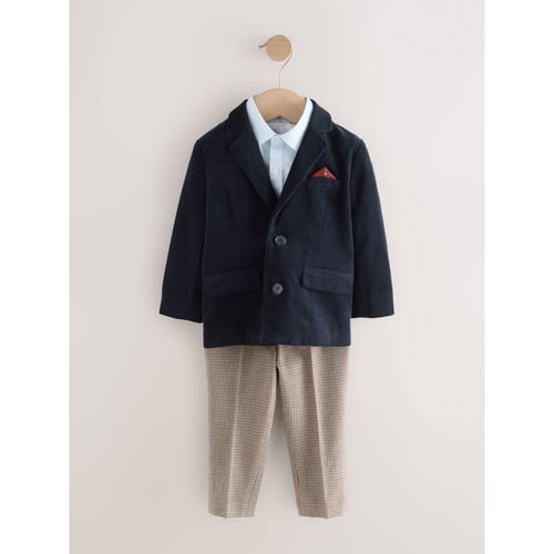 Pantalon Bleu Marine Garçon Next - Taille 12-18 Mois, Occasion Très Bon état