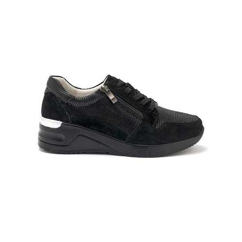 Baskets zip et lacets